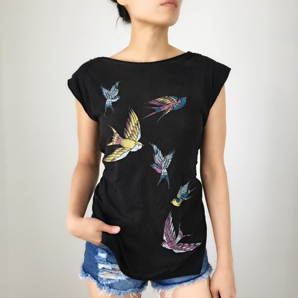 Topshop Tops - TOP SHOP - REALITEES open back t